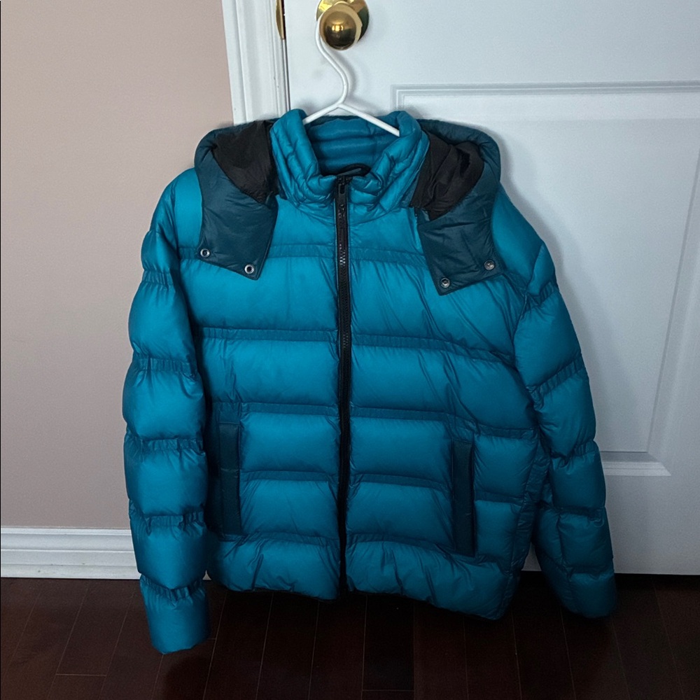Moose Knuckles Vibrant Blue Puffer Jacket